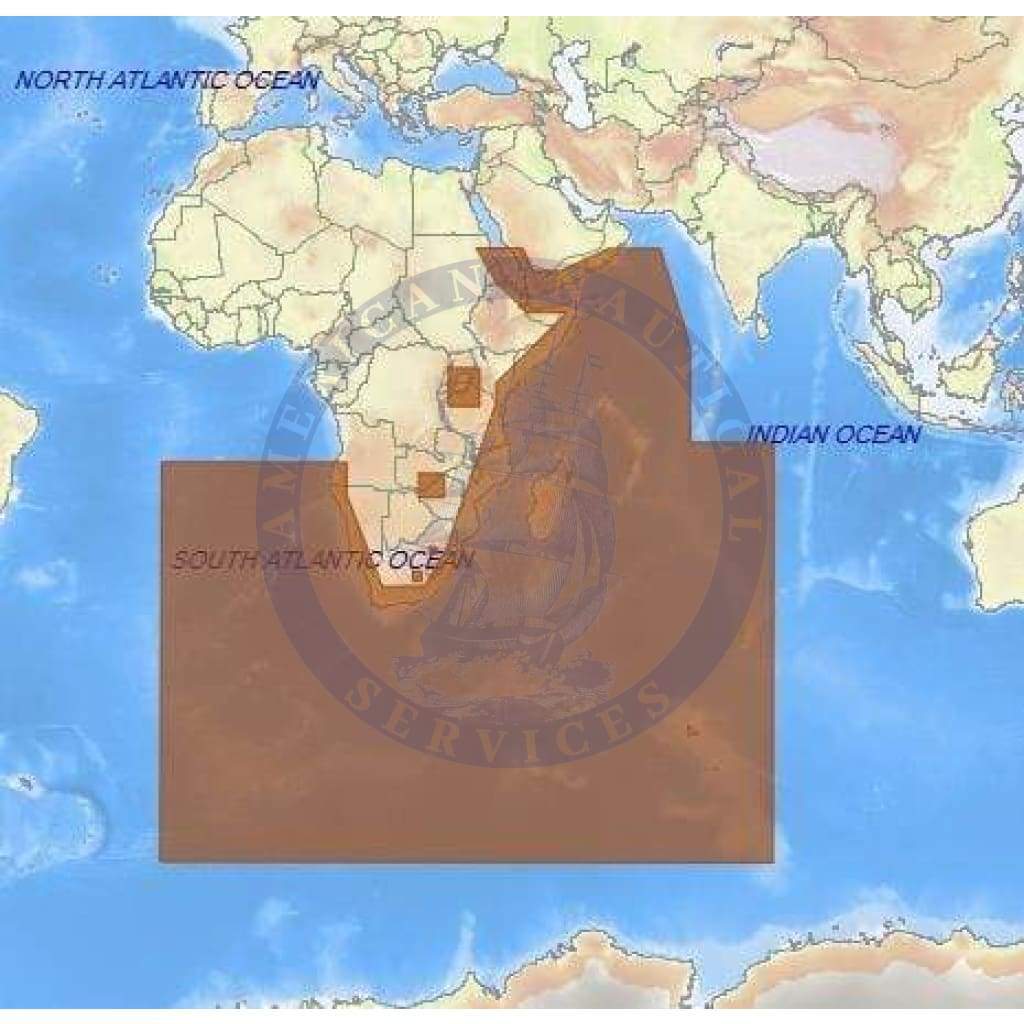 C-Map Max Chart AF-M209: South - East Africa (Update)