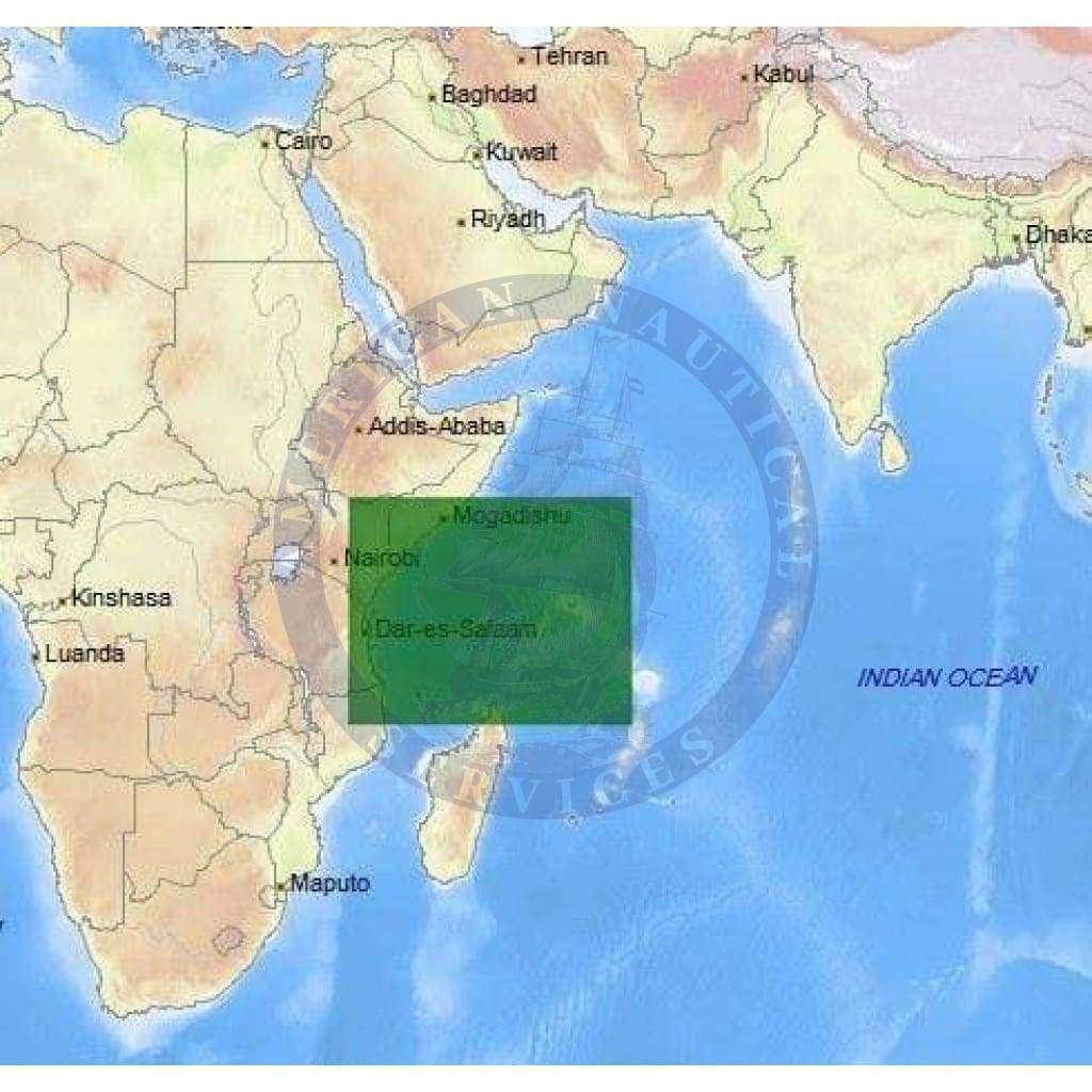 C-Map Max Chart AF-M220: Pemba To Mogadishu