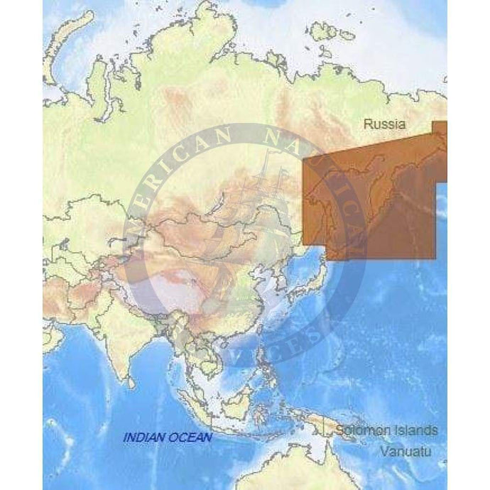 C-Map Max Chart AN-M013: Kamchatka Peninsula And Kuril Islands
