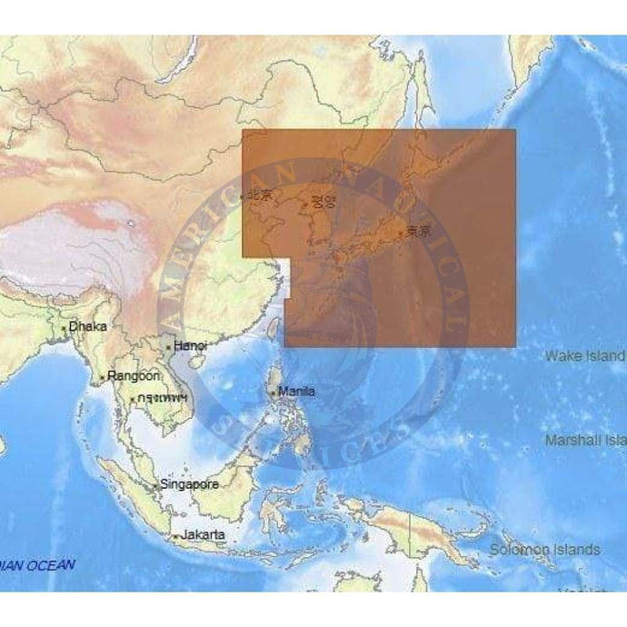 C-Map Max Chart AN-M204: Japan, And North And South Korea