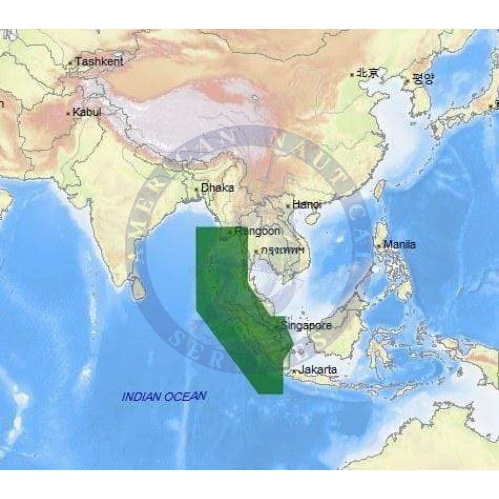 C-Map Max Chart AS-M208: Singapore, West Thailand,Andaman Is