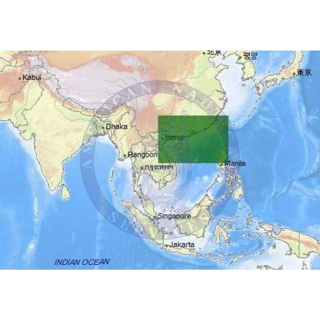 C-Map Max Chart AS-M215: Northern Vietnam To Fuzhou, China (Update)