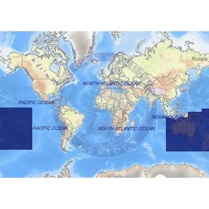 C-Map Max Chart AU-M007: Aus-Nz, Png,Vanu,New Cal,Fiji,Fr Pol