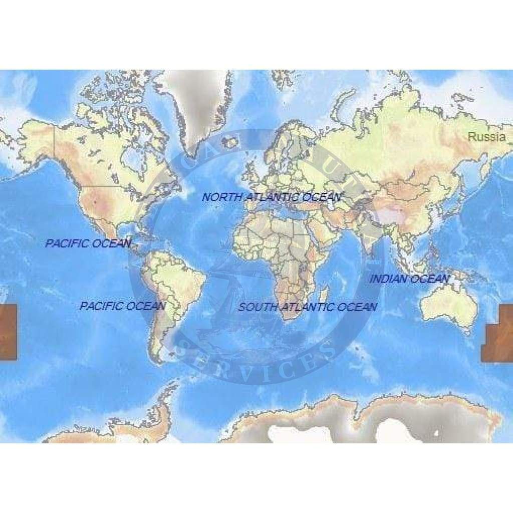 C-Map Max Chart AU-M222: New Zealand, Chatham i. And Kermadec i. (Update)