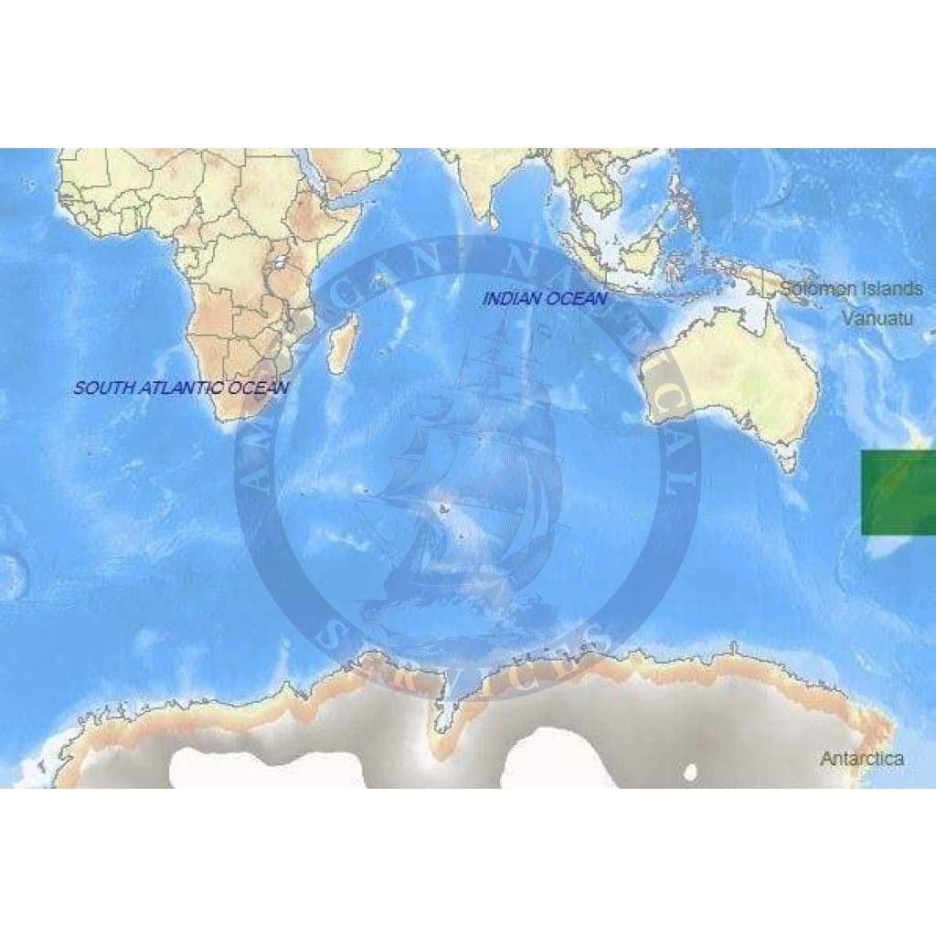 C-Map Max Chart AU-M271: New Zealand South Is. And Chatham Is.