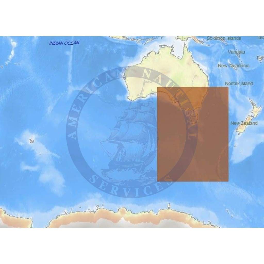 C-Map Max Chart AU-M302: Australia South East Bathymetric Data (Update)