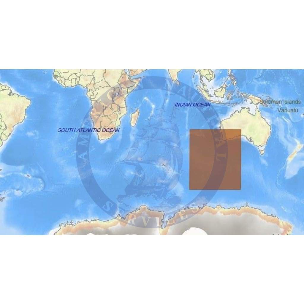 C-Map Max Chart AU-M305: Australia South West Bathymetric Data (Update)