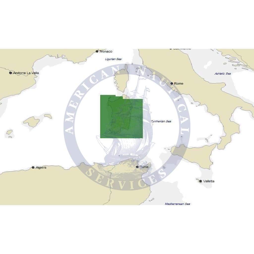 C-Map Max Chart EM-M012: Sardinia South