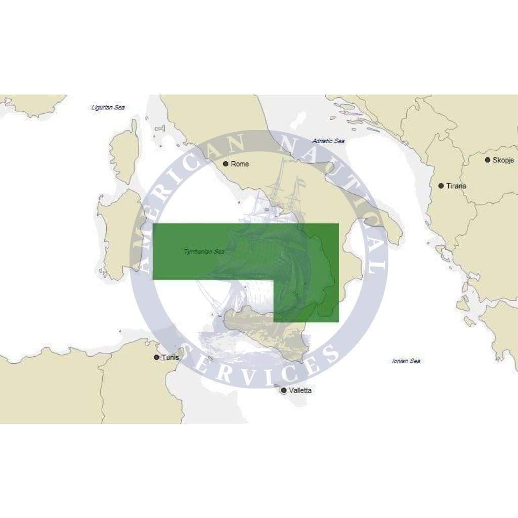 C-Map Max Chart EM-M053: Punta Licosa To Isole Eolie (Update)