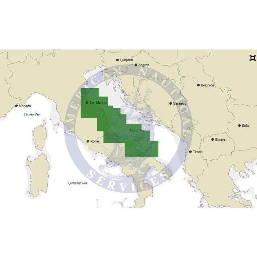 C-Map Max Chart EM-M061: Bari To Ravenna