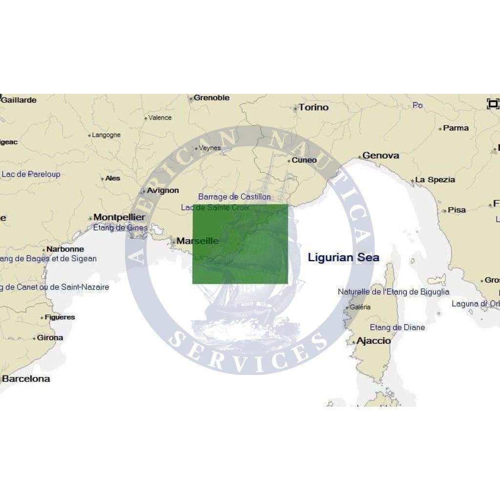 C-Map Max Chart EM-M073: France Mediterranean East (Update)