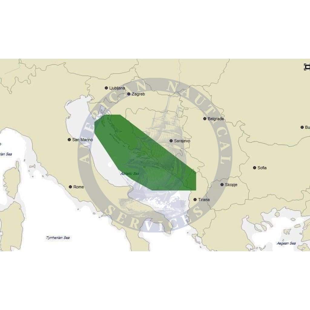 C-Map Max Chart EM-M075: Croatia: Sv Juraj To Shengjini