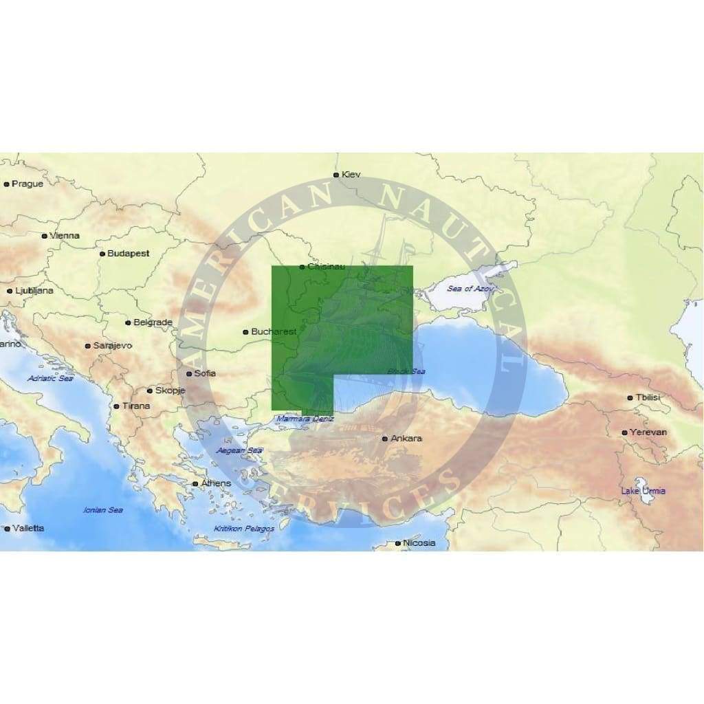 C-Map Max Chart EM-M120: Western Part Of Black Sea (Update)