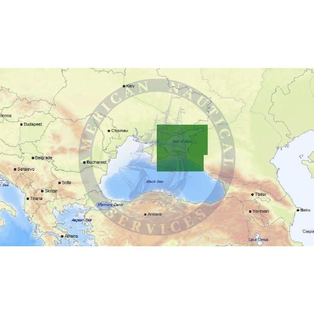 C-Map Max Chart EM-M121: Azov Sea And Eastern Part Of Black Sea