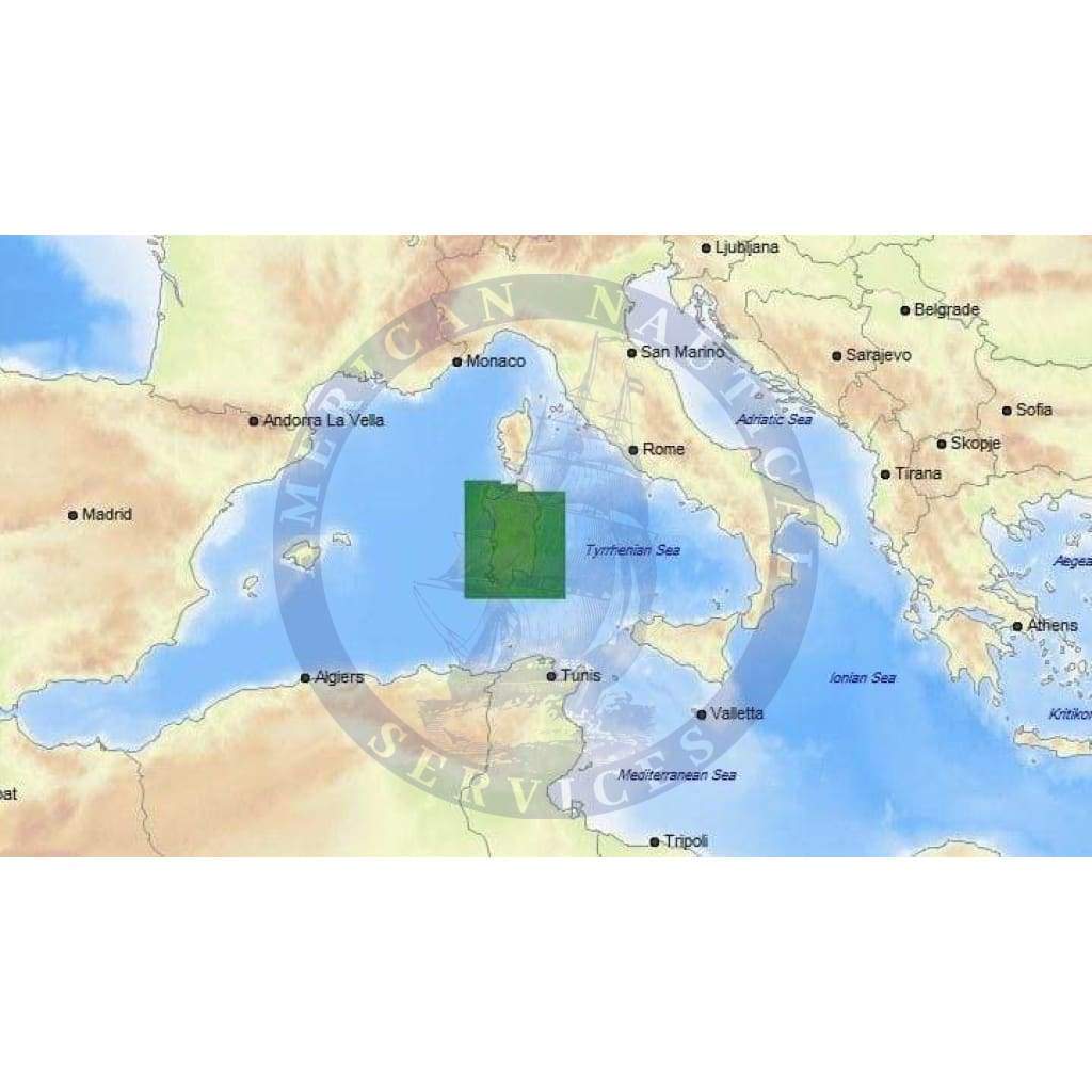 C-Map Max Chart EM-M912: Sardinia South