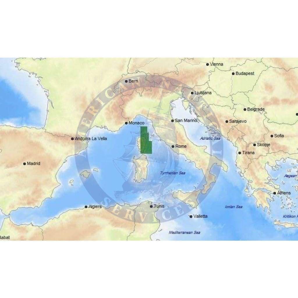 C-Map Max Chart EM-M914: Corsica East