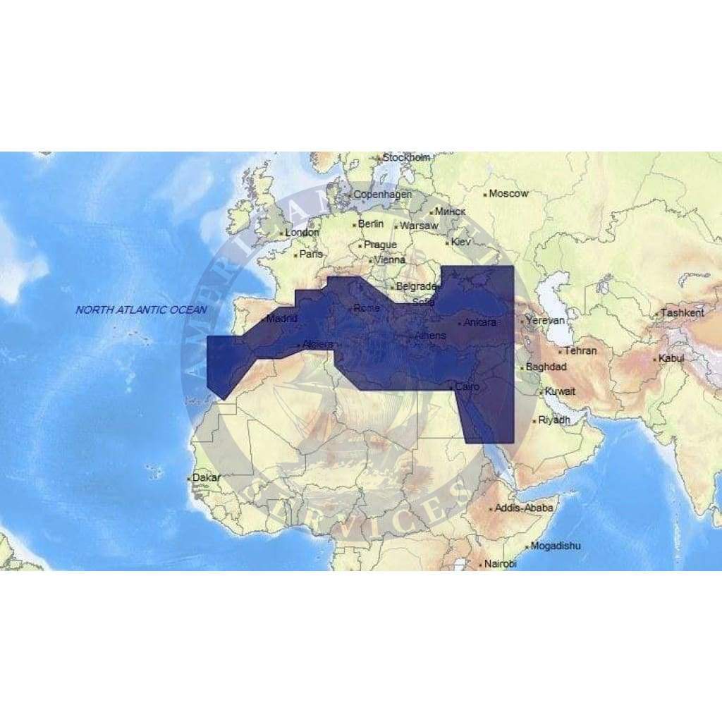 C-Map Max Chart EM-M917: Mediterranean And Black Sea (Update)
