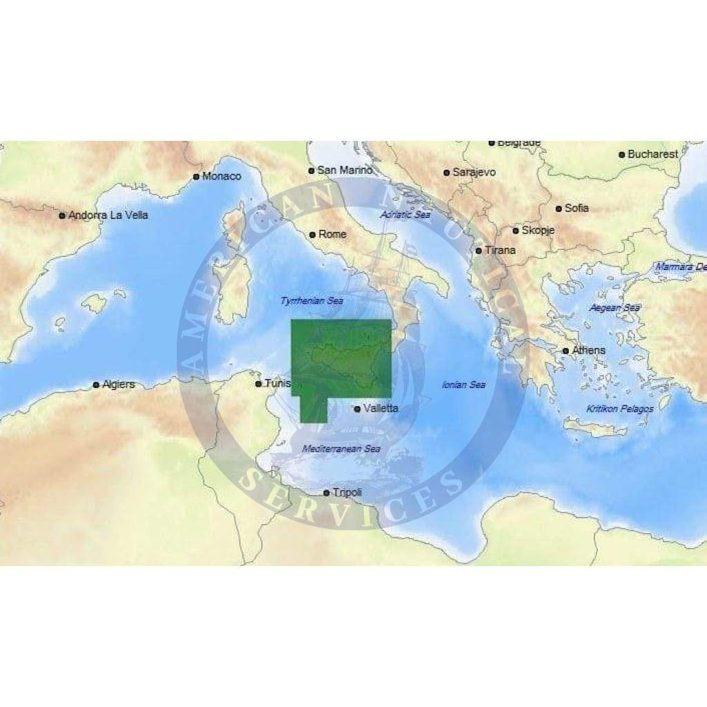 C-Map Max Chart EM-M948: Sicily