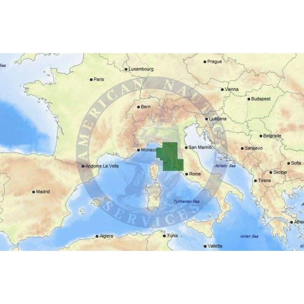 C-Map Max Chart EM-M950: Marina Di Carrara To m.Na Di Tarquinia