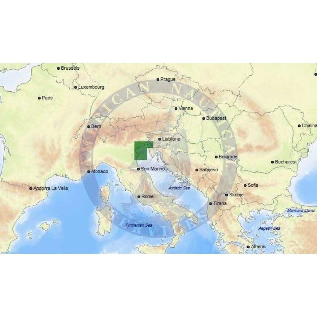 C-Map Max Chart EM-M962: Porto Garibaldi To Trieste (Update)