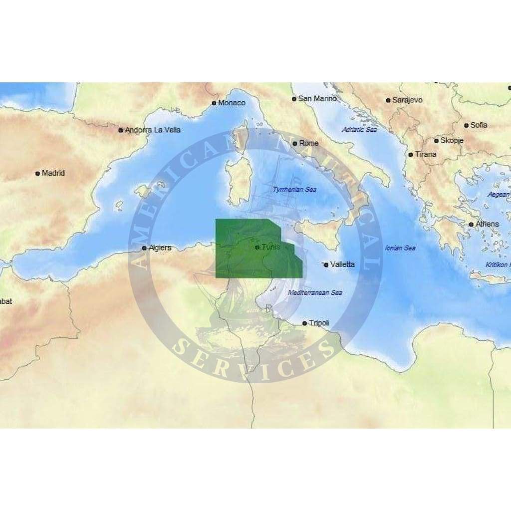 C-Map Max Chart EM-M980: Northern Tunisia