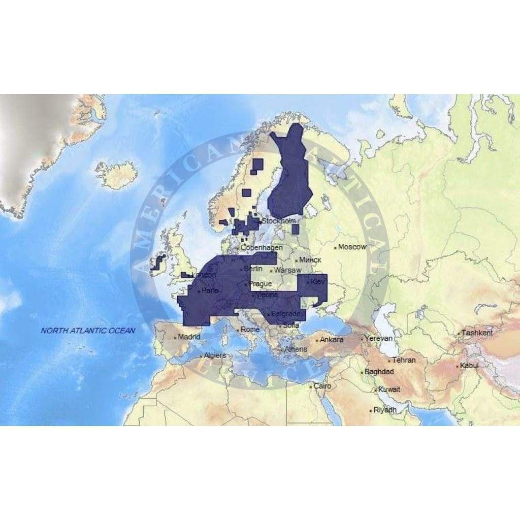 C-Map Max Chart EN-M018: European Inland Waters (Update)