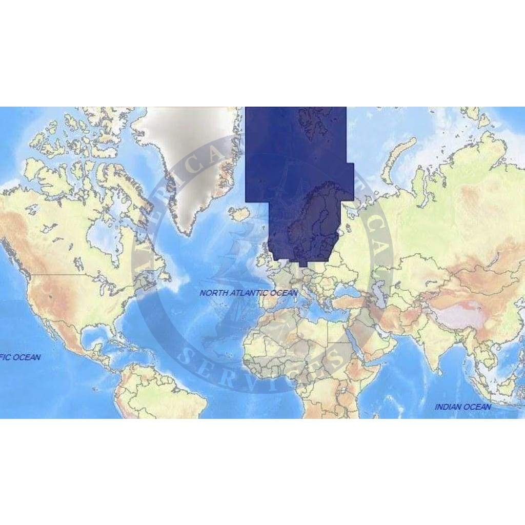 C-Map Max Chart EN-M019: North And Baltic Seas (Update)