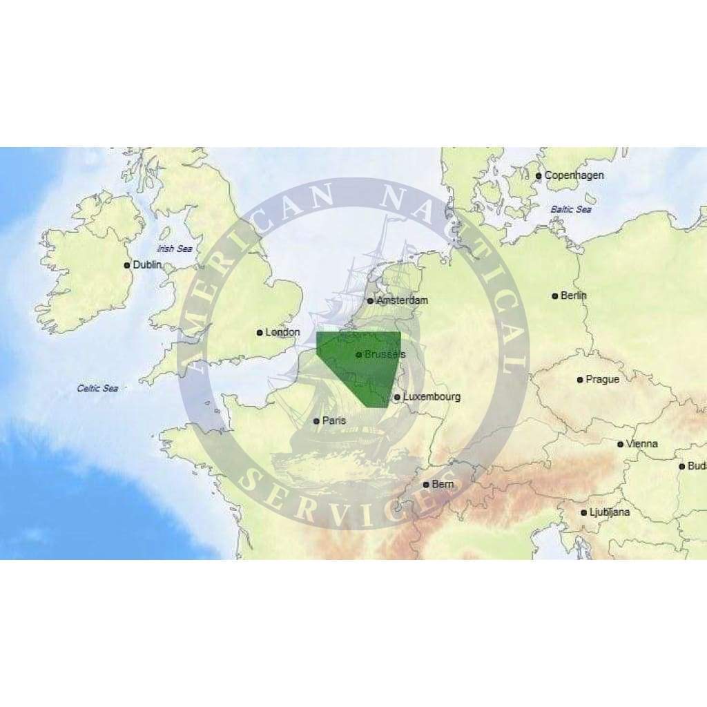 C-Map Max Chart EN-M060: Belgium Inl: Yerseke To Nieuwpoort (Update)