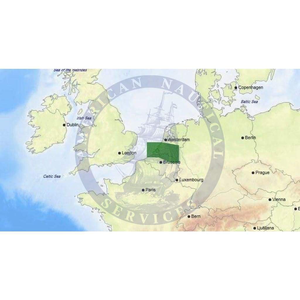 C-Map Max Chart EN-M061: Netherlands South: Katwijk To Oostende