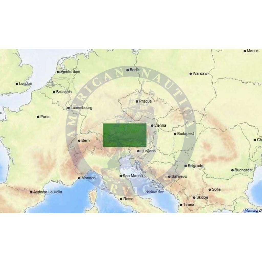 C-Map Max Chart EN-M081: Austrian Lakes (Update)