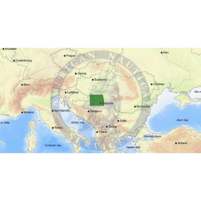 C-Map Max Chart EN-M085: Danube: Croatia, Serbia