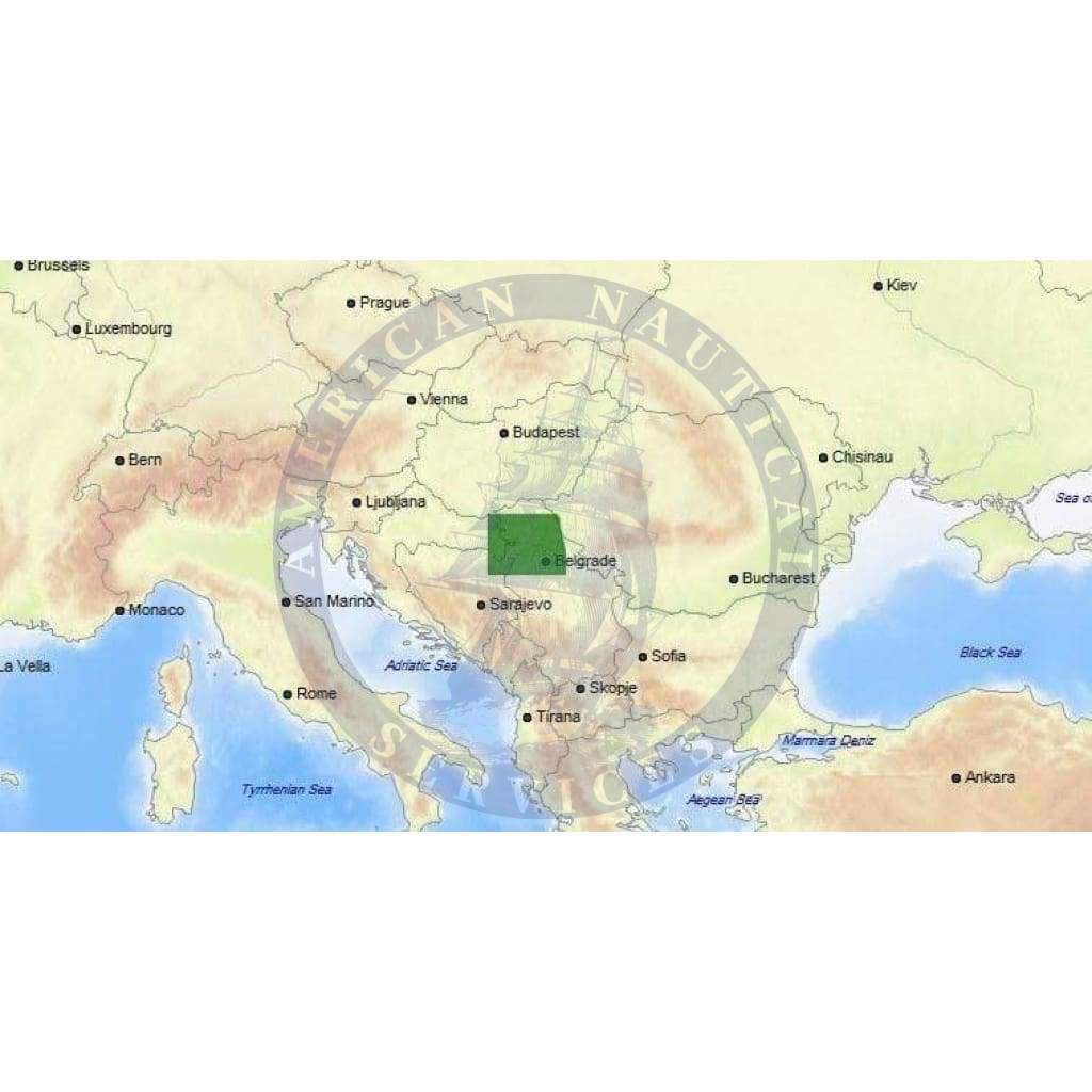 C-Map Max Chart EN-M085: Danube: Croatia, Serbia (Updated)