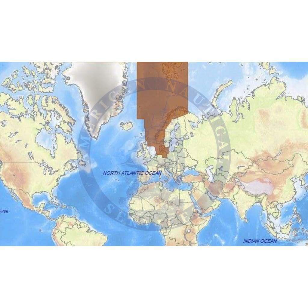 C-Map Max Chart EN-M300: North Sea And Denmark