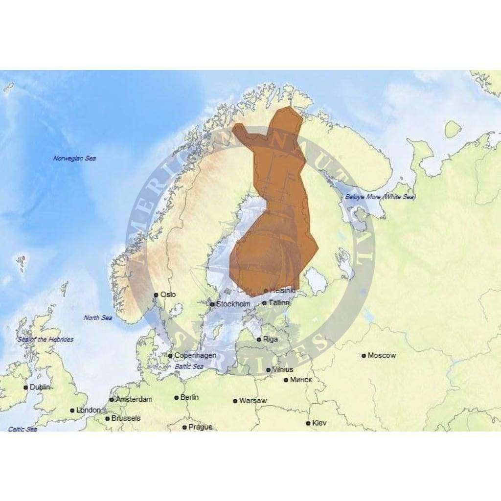 C-Map Max Chart EN-M326: Finland Lakes (Update)