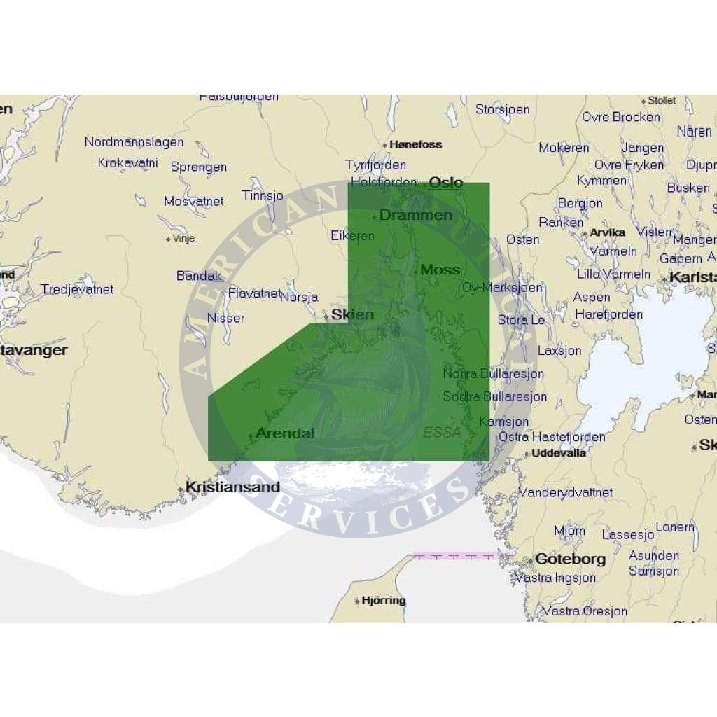 C-Map Max Chart EN-M584: Oslofjorden (Update)