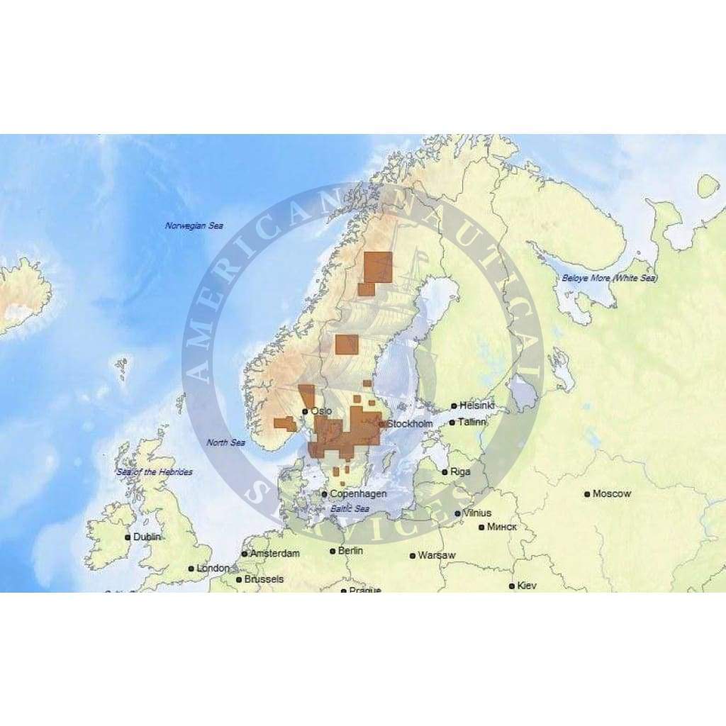 C-Map Max Chart EN-M590: Scandinavia Inland Waters