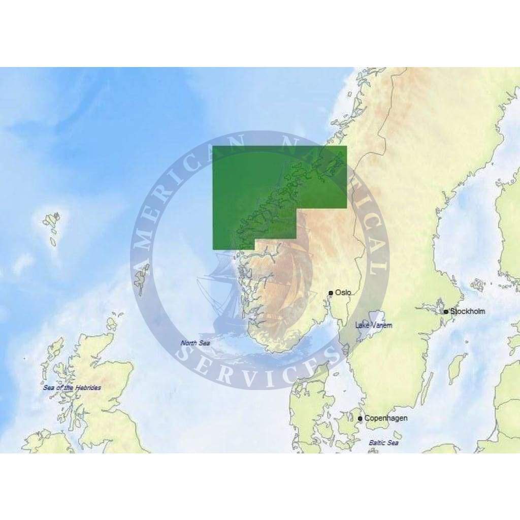 C-Map Max Chart EN-M593: Dalsfjorden To Brandsfjorden