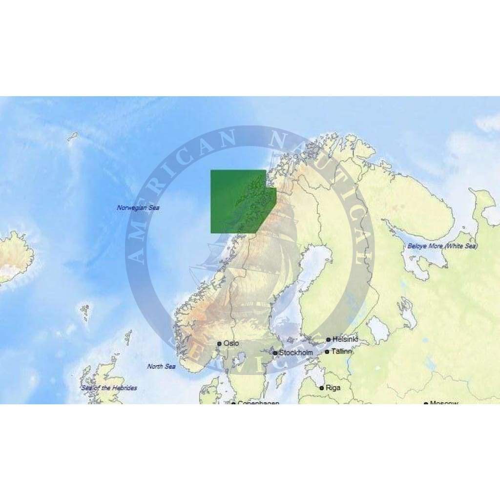 C-Map Max Chart EN-M595: Melfjorden To Narvik And Lofoten Is.