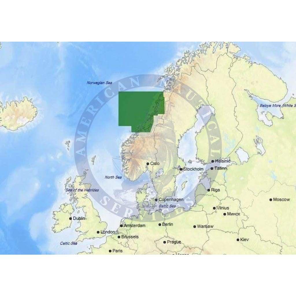 C-Map Max Chart EN-M595: Melfjorden To Narvik And Lofoten Is. (Update)