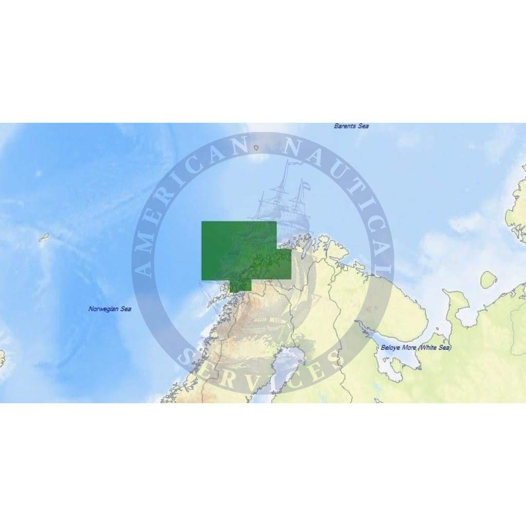 C-Map Max Chart EN-M596: Lavangsfjorden To Bukta (Update)