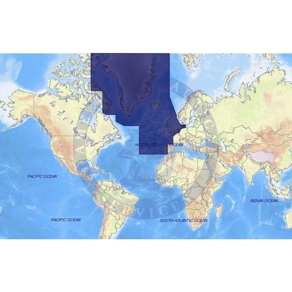 C-Map Max Chart EW-M009: Atlantic European Coasts