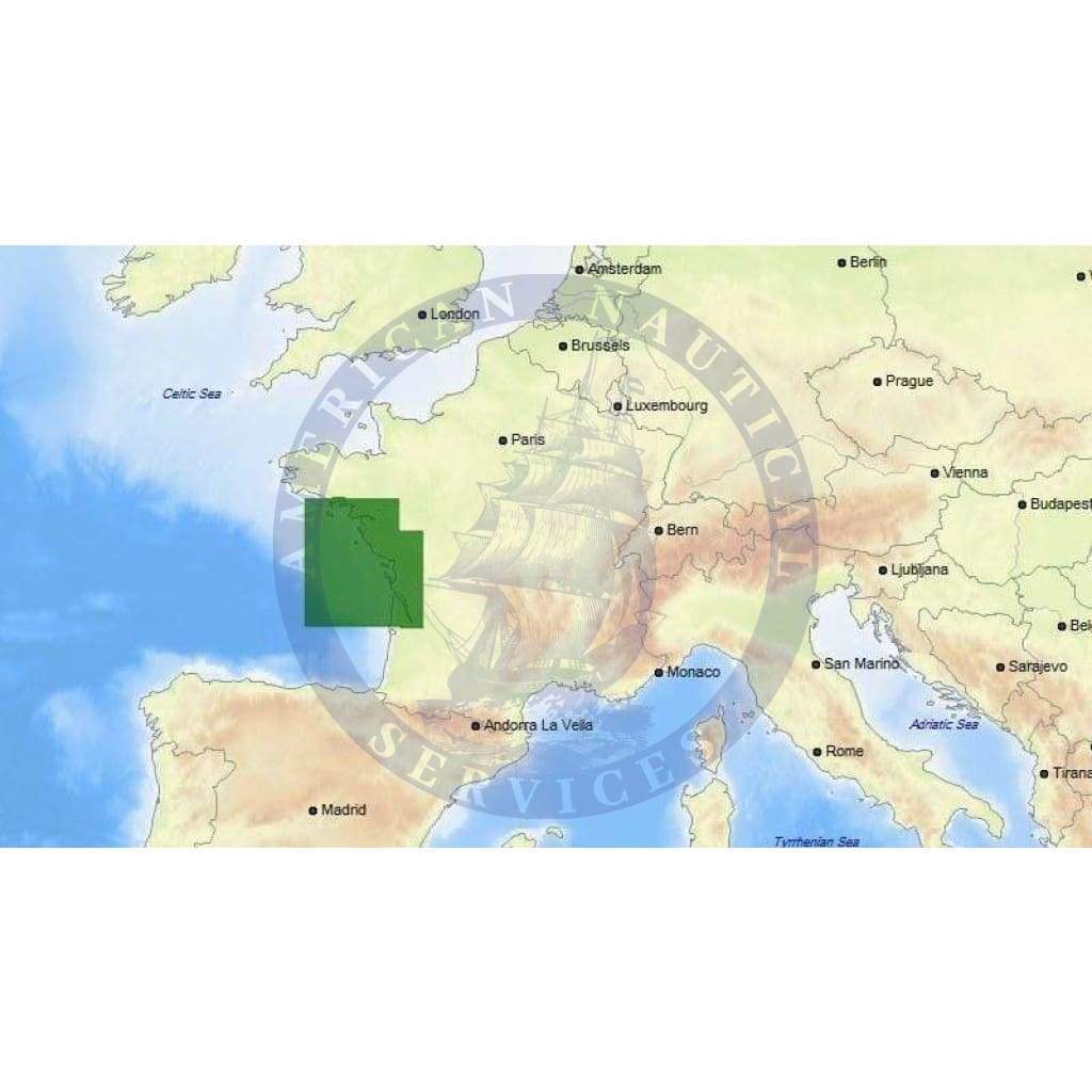 C-Map Max Chart EW-M011: Belle Ile To Bordeaux (Update)