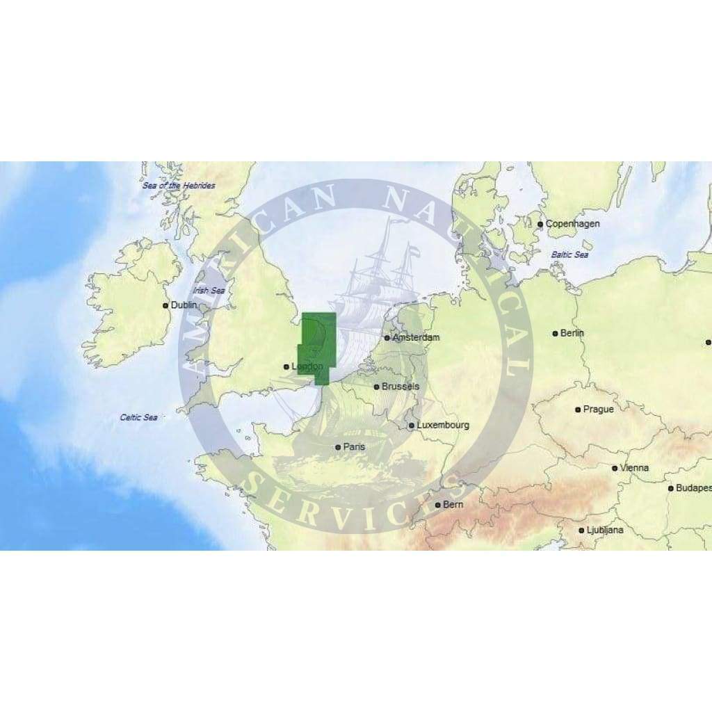 C-Map Max Chart EW-M038: Dover Strait To Great Yarmouth