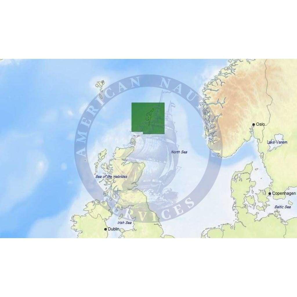 C-Map Max Chart EW-M041: Shetland Islands
