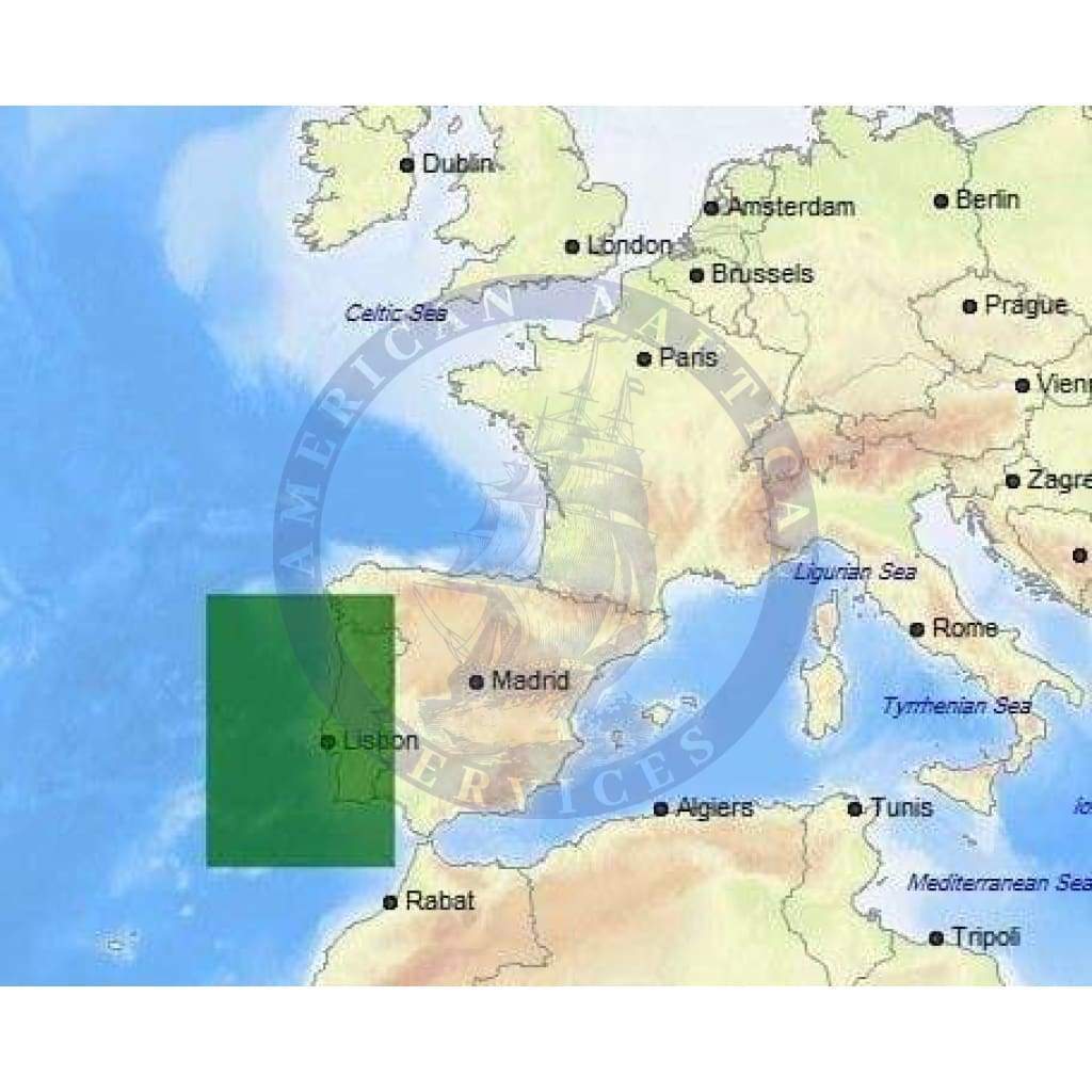 C-Map Max Chart EW-M112: Portugal Coasts: Fishing