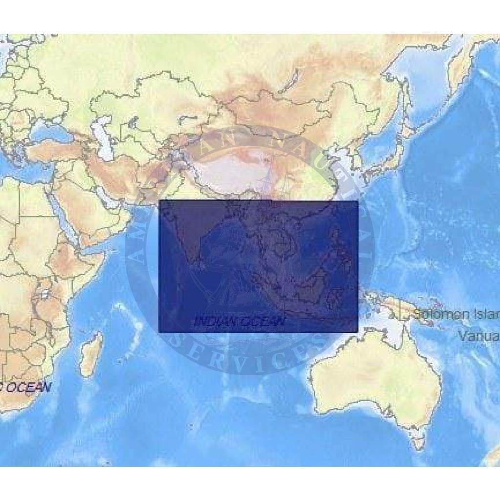 C-Map Max Chart IN-M001: India And South East Asia