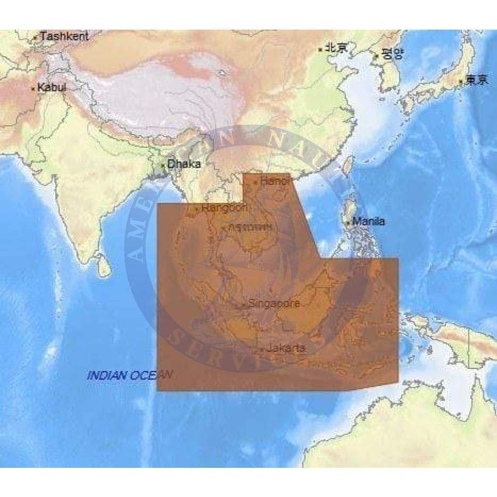 C-Map Max Chart IN-M203: Thailand, Malaysia, West Indonesia