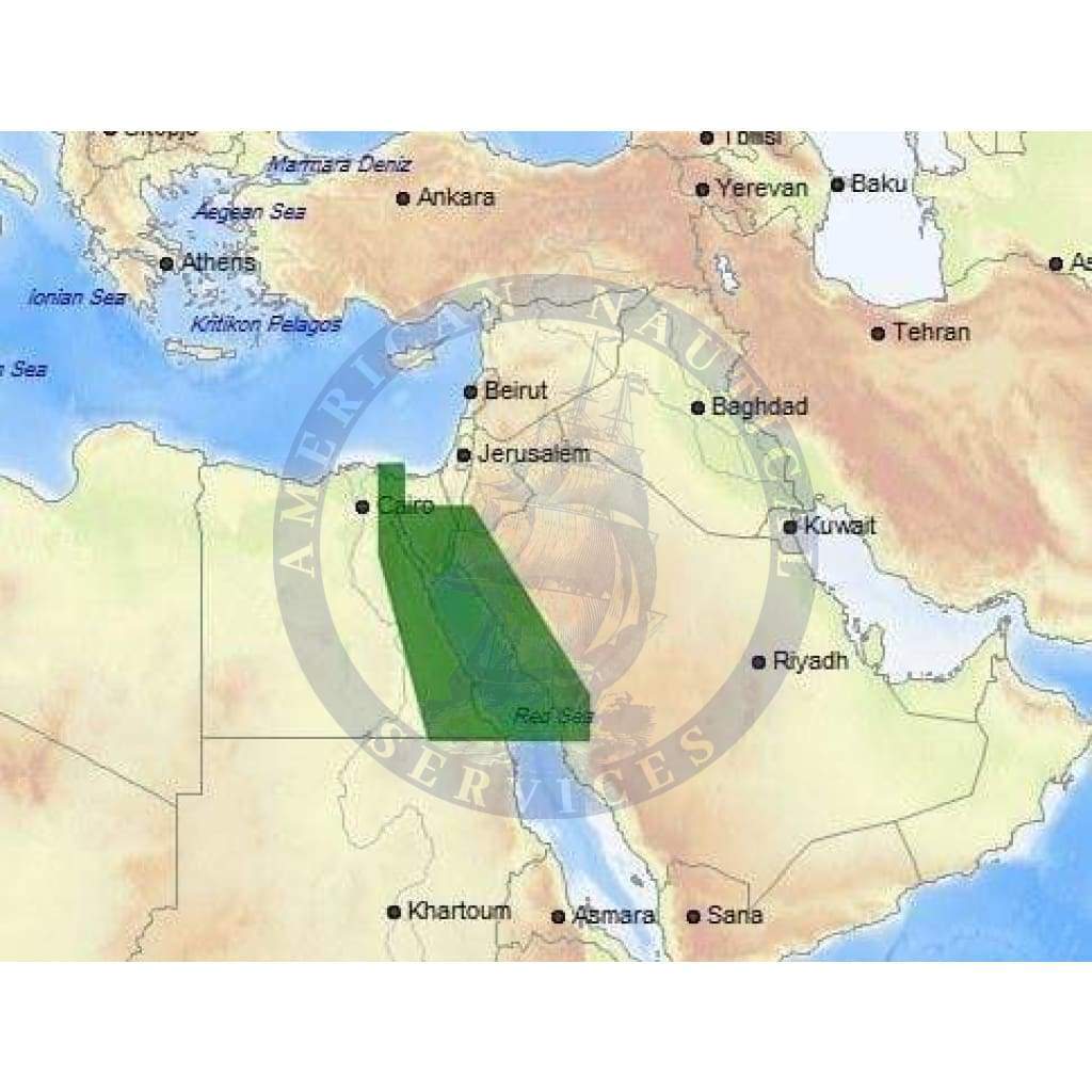 C-Map Max Chart ME-M008: Egyptian Red Sea Coasts (Update)