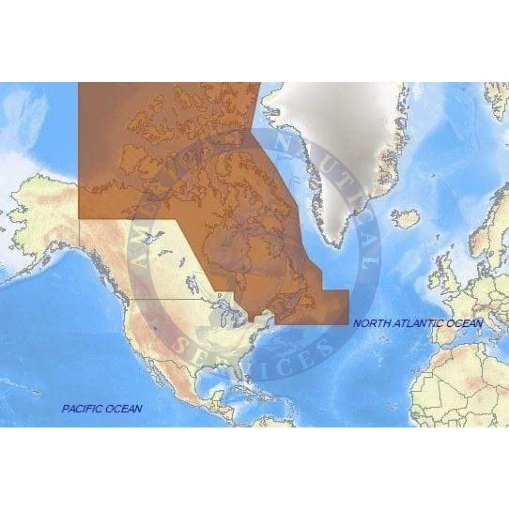 C-Map Max Chart NA-M021: Canada North And East