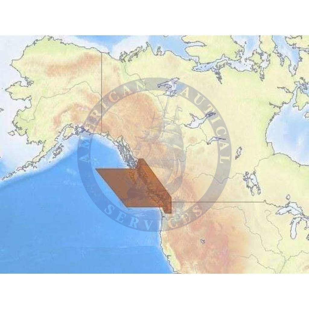 C-Map Max Chart NA-M025: Canada West Including Puget Sound (Update)